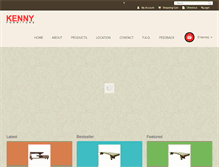 Tablet Screenshot of kenny-furniture.com